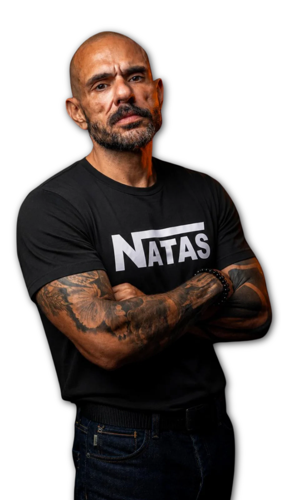Sargento Portugal com a camiseta do grupo Natas